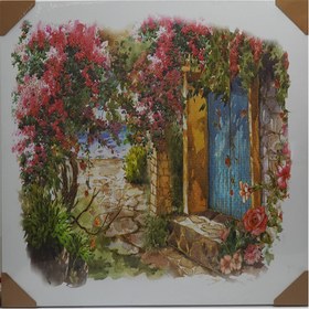 Resim Mina Art Uv Baskı Kanvas İşlemeli Tablo 80x80 cm 