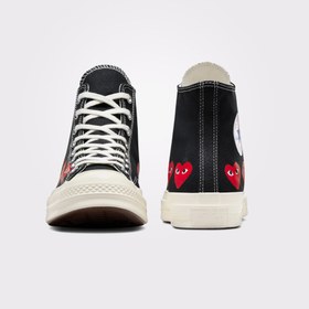 Resim Converse x Comme des Garçons Play Chuck 70 Siyah Sneaker | Unisex 