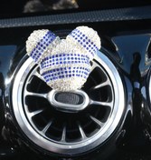 Resim TASARIM ARABAM ATİKE ELİF AKIN Panda Koku Gümüş Taş & Saks Mavi Çift Taş 