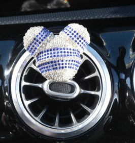 Resim TASARIM ARABAM ATİKE ELİF AKIN Panda Koku Gümüş Taş & Saks Mavi Çift Taş 