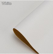 Resim Kendinden Deri İçin Onarım Yama Bant Ev Dıy Fix Kanepe Moto Araba Koltuğu White 50cm X 138cm 