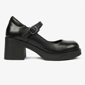 Resim Greyder 72214 Kadın Siyah Hakiki Deri Loafer Ayakkabı-701 Siyah 