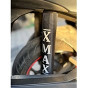 Resim Yamaha Xmax Amortisör Çorabı Kılıfı Su ve Çamur Geçirmez Reflektörlü Yazı 