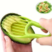 Resim Avokado Aleti - 2'si 1 Arada Avokado Dilimleyici & Çekirdek Çıkarıcı, Hass Avokadolar için Ergonomik Saplı Dayanıklı Plastik Mutfak Gereci, Kolay Soyulma, Kesme ve Güvenli Çekirdek Alma, Canlı Renkler, Kolay Temizlenebilir Malzeme 