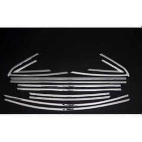 Resim Ford Focus 2012 2017 Sedan Cam Çerçevesi Set - Focus 3 Sd Cam Çeçrvesi Krom 