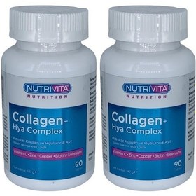 Resim Nutrivita Nutrition Collagen Hya Complex 2 x 90 Tablet 