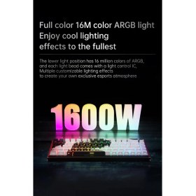 Resim CoverZone Ajazz Alux 68 He Kablolu-8000hz Manyetik Switch Oyun Klavyesi Alümniyum Gövde Yapısı 