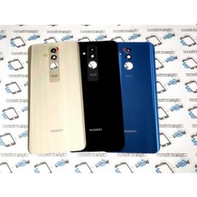 Resim Tkgz - Mate 20 Lite Arka Pil Batarya Kapağı (Kamera Lensli Cam) (503837748) Altın 