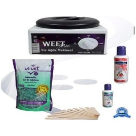 Resim Profesyonel Weetmax Ağda Makinası Seti 4 