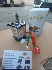Resim FeyzaDesign 1200W 72V 3 Tekerli Elektrikli Scooter Arka Motorlu Model 