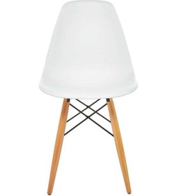 Resim Seduna Eames Sandalye | Natural Ahşap Ayaklı 