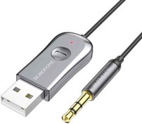 Resim Araba ve Araç USB ve 3.5mm AUX Giriş Bluetooth 5.0 Adaptör Çevirici Arabanızda Müzik Dinleme Telefon Görüşmesi Yapabilme Bluetooth Bağlantıya İmkan Verir C44 