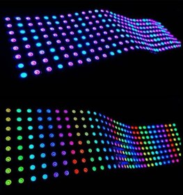 Resim Ws2812b Matrix Ekran Rgb Led Ayrı Ayrı Adresli 8x32 Matrix Dijital Esnek Ekran 5 Volt 