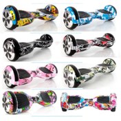 Resim Smart Balance Smartstore Desenli Smart Scooter Elektrikli Kaykay Hoverboard Grafiti Akıllı Denge Özellikli 