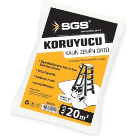 Resim Sgs Kalın Zemin Örtüsü 30M2 & Sgs Koruyucu Hışır Örtü 30M2 