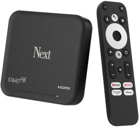 Resim Next Start 4K UHD Google Tv Android TV Box Google Sertifaklı 