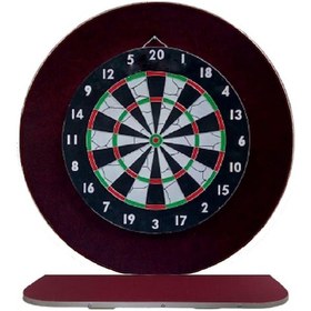 Resim Raf Düzenekli Dart Arkalık Yuvarlak Bordo 72 CM 