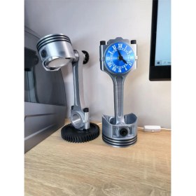 Resim Piston Tasarımlı Saat 