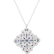 Resim MONAROZA Mimoza Çiçeği 925 Ayar Gümüş 