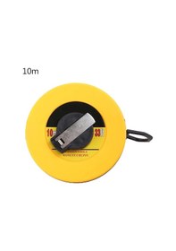 Resim 10 Metre El Tipi Disk Esnek Cetvel Sarma Ölçme Ölçüm Bandı Fiber Ölçümü 