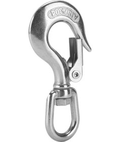 Resim Tenfowee 304 Paslanmaz Çelik 360 Derece Döner Yük Kanca, 150kg Yük Kapasitesi, Mühendislik Vinçleri İçin Dayanıklı Güvenli Asma Aracı 