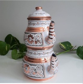 Resim Middle Royal Bakır Çaydanlık 2,5 Lt Bakır 