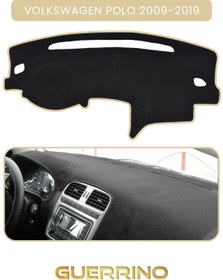 Resim EVOTORPİDO VOLKSWAGEN Polo (2009-2019)TORPİDO KORUMA HALISI BEJ KENAR 