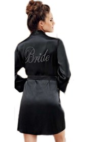 Resim NBB Kadın Fantezi Sabahlık Bride Saten 