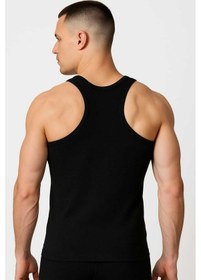 Resim 2 Adet Erkek Sporcu Atlet Siyah-gri Pamuklu Çok Renkli 