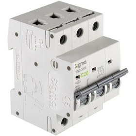 Resim 3x20a 3ka C Tip Otomatik Sigorta 