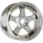 Resim EMR-L002-23 7.0x15" -5x100 ET35 73.1 VC+Gold Rivet Jant (4 Adet) 