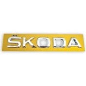Resim After Skoda Superb 2 Makyajlı 2014-2015 Arka Bagaj Kapağı Skoda Marka Yazısı 5JA853687 