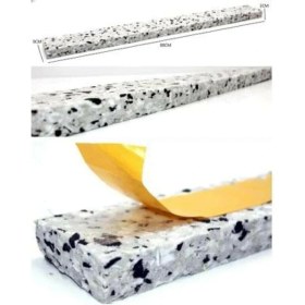 Resim 2 Adet Desenli Yapışkanlı Kapı Altı Isı Yalıtım Süngeri Eşik Süngeri 