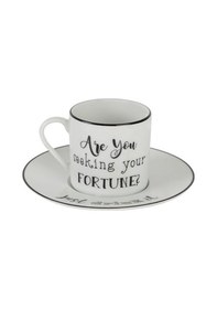 Resim Porland Be Happy Tabaklı Kahve Fincanı 90 CC 