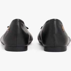 Resim Tommy Hilfiger Patent Toe-cap Lthr Ballerına Kadın Siyah Ayakkabı - Fw0fw08830 Siyah 