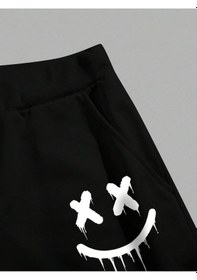Resim Tarzsokak Manfinity Hypemode Erkek Baskılı Kısa Kollu Tişört Ve Şort Takımı Beyaz 
