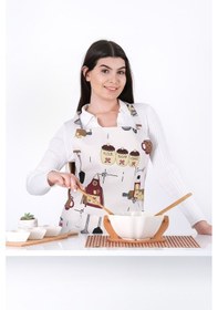 Resim Petra Mutfak Önlüğü Gri 