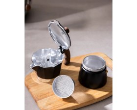 Resim Madame Coco Laurina Moka Pot - Siyah - 150 ml 