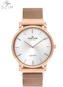 Resim Nacar SAFİR CAM ROSE GOLD ERKEK KOL SAATİ NC34-290310-RSM 