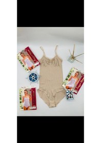 Resim Kadın Kancalı Zıbınlı Korse Lohusa Korse Ten Rengi 