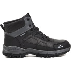 Resim Aspor Siyah Poliüretan Unisex Outdoor Bot Siyah 