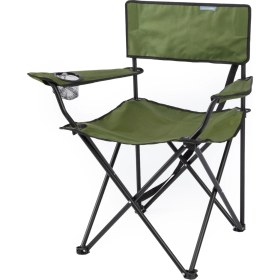 Resim Uniqamp Eco Ergonomik Katlanır Kamp Sandalyesi Haki-Siyah 