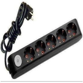 Resim Viko Multi-Let 5'li Anahtarlı Kablolu Priz 2 MT Siyah 