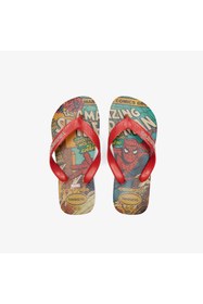 Resim Havaianas Kırmızı Erkek Çocuk Plaj Terliği TOP MARVEL CLASSICS 