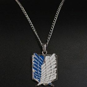 Resim Dukkanka Mavi Attack On Titan Anime Fan Kolye 