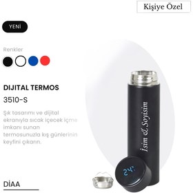 Resim TERMOS Kişiye Özel Dijital Ekranlı ( 500ml ) 