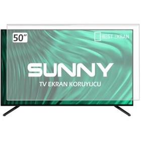 Resim Sunny Uyumlu 50" inç 127 Ekran Kırılmaz Tv Ekran Koruyucu Paneli 