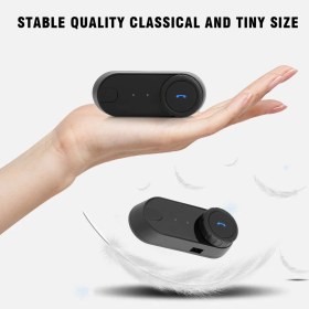 Resim Airstorr Tcom-Vb Motosiklet Bluetooth Kask Interkom 800M Kulaklık Kablosuz Kulaklık Fm Radyo 
