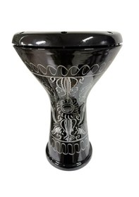 Resim Darbuka Erzincan İşlemeli Profesyonel Döküm Üst Kalite 