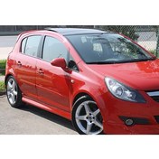 Resim HasAkman Opel Corsa D Opc Line Yan Marşpiyel Seti Mat Siyah 2006 2007 2008 2009 2010 2011 2012 2013 2014 